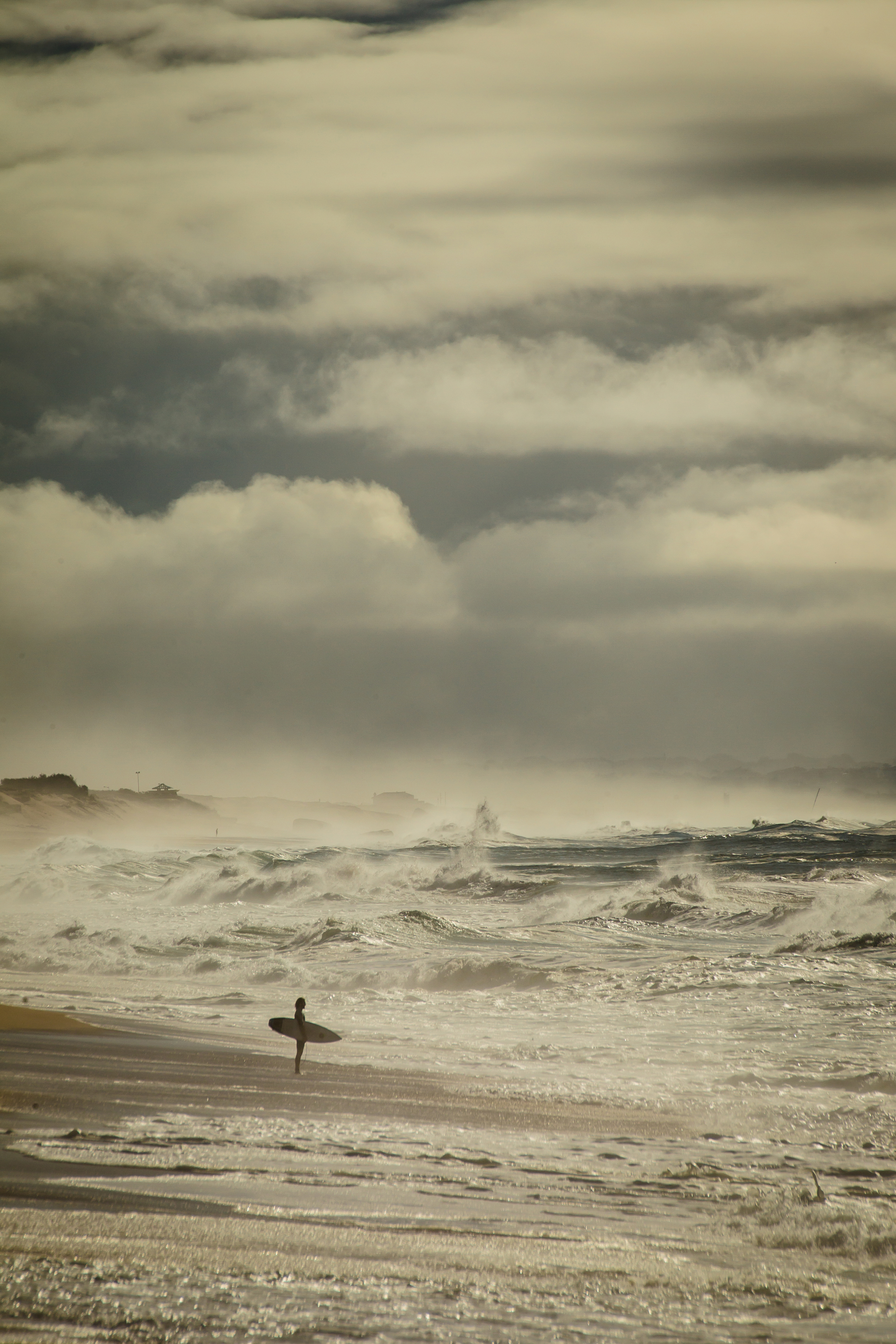 Vagues sur la côte des Landes
